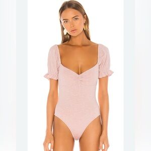 Lovers + Friends - Olive Bodysuit in Pink - Size: Medium